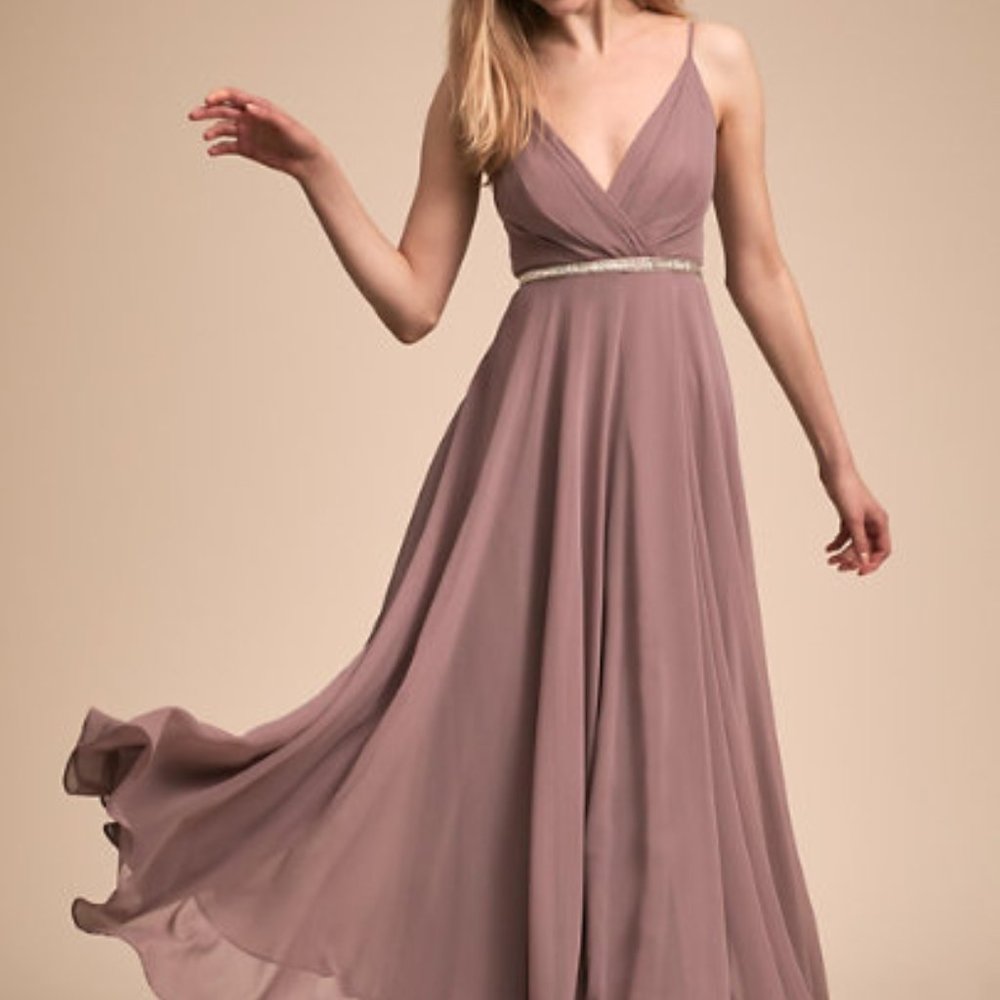 BHLDN Eva Dress in Violet Grey